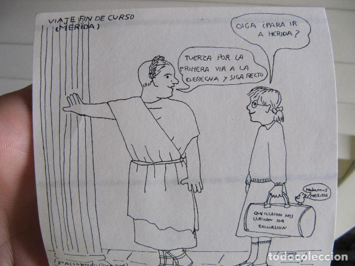 Pegatinas de colecci&oacute;n: PEGATINA VIAJE FIN DE CURSO MERIDA SAGRADO CORAZON-CHON 1980
