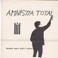 Adesivi di collezione: PEGATINA, PEGATINAS, ADHESIVO, ADHESIVOS. AMNISTIA PRESOS POLÍTICS CATALANS HACIA 1977