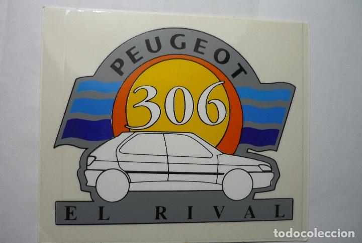 Pegatinas de colecci&oacute;n: pegatina peugeot 306