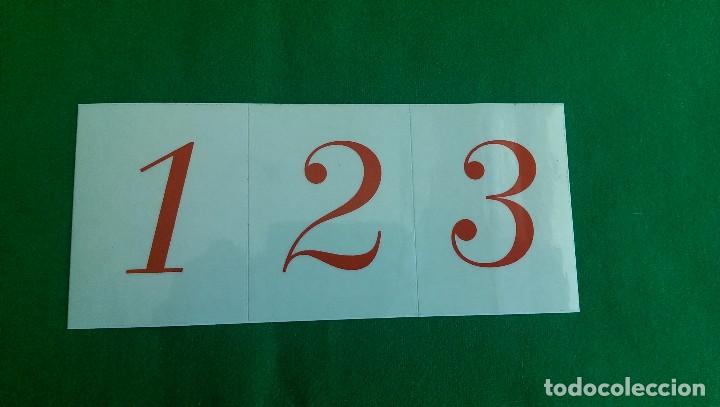 Sammlung von Aufklebern: PEGATINA &laquo;1 2 3&raquo;
