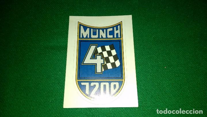 Pegatinas de colecci&oacute;n: ANTIGUA PEGATINA ESCUDO &laquo;MUNCH&raquo;