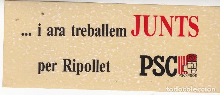 Pegatinas de colecci&oacute;n: Pegatina, pegatinas, adhesivo, adhesivos. psc municipales ripollet 1991