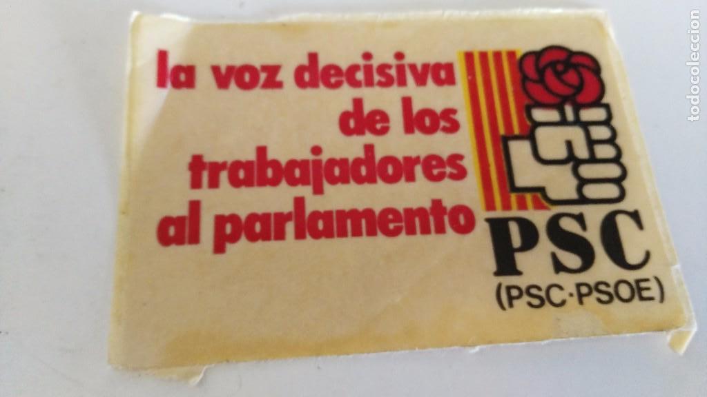Pegatinas de colecci&oacute;n: pegatina politica - psc