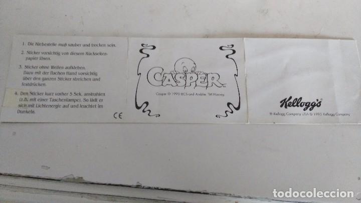Pegatinas de colecci&oacute;n: CASPER - 1995 LELLOGGS - Foto 2