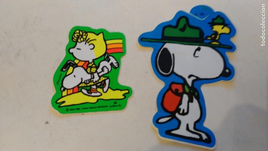 Pegatinas de colecci&oacute;n: pegatinas snoopy - troqueladas
