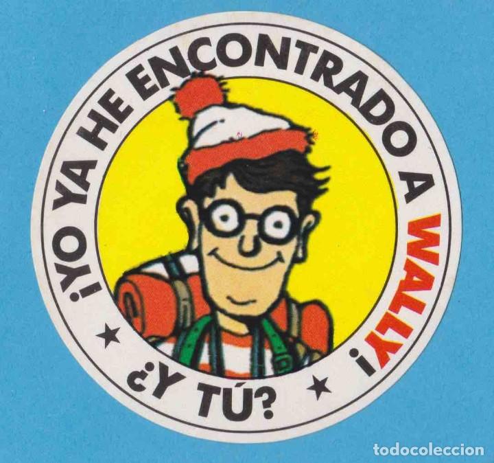 Pegatinas de colecci&oacute;n: &iexcl;YO YA HE ENCONTRADO A WALLY! &iquest;Y T&Uacute;?. EDICIONES B. PEGATINA, ADHESIVO