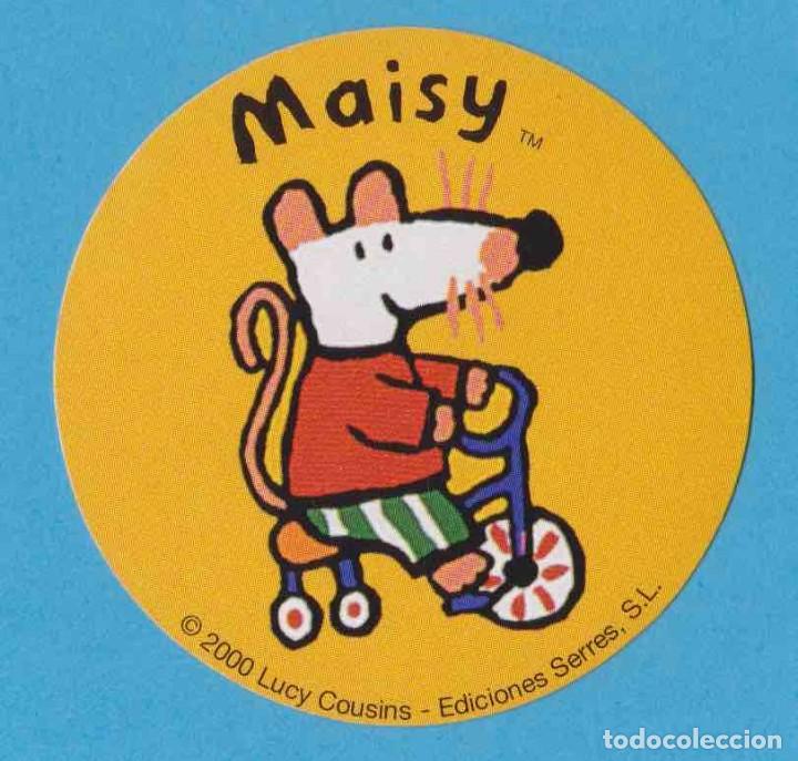 Pegatinas de colecci&oacute;n: MAISY TRICICLO. LUCY COUSINS. SERRES. PEGATINA, ADHESIVO