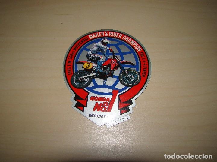 Pegatinas de colecci&oacute;n: ANTIGUA PEGATINA HONDA