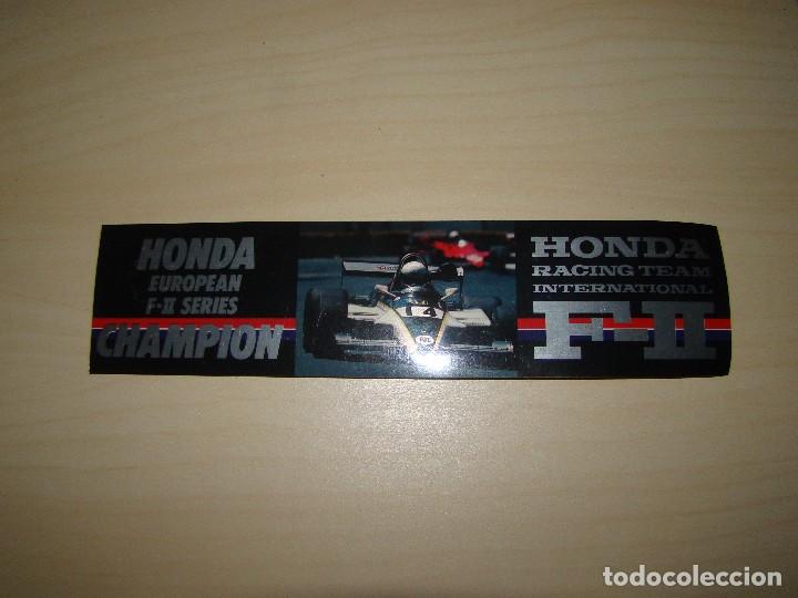 Pegatinas de colecci&oacute;n: Antigua pegatina HONDA