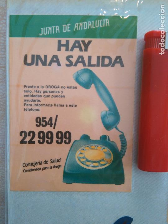 Pegatinas de colecci&oacute;n: referencia album numero 1 - antigua pegatina - politica telefon salida drogas
