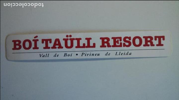 Pegatinas de colecci&oacute;n: PEGATINA ADHESIVO ADHESIU ENGANXINA COMERCIAL Boi Taull resort pistes esqu&iacute; sky pirineo