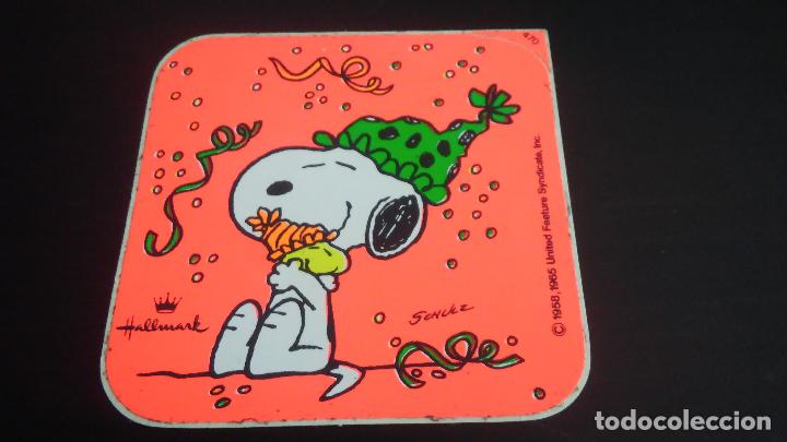 Pegatinas de colecci&oacute;n: Pegatina adhesivo sticker comercial snoopy hallmark