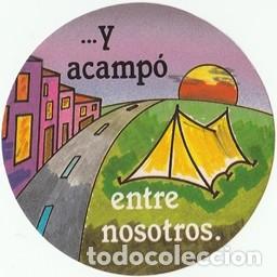 Collection stickers: PEGATINA ADHESIVO - RELIGIOSA - TEMA RELIGION - MENSAJE ESPIRITUAL - Medidas 7 cm diametro - NUEVA