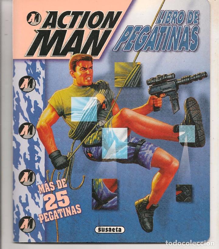 Pegatinas de colecci&oacute;n: ACTION MAN. LIBRO DE PEGATINAS. MAS DE 25 PEGATINAS. SUSAETA. (P/D80)