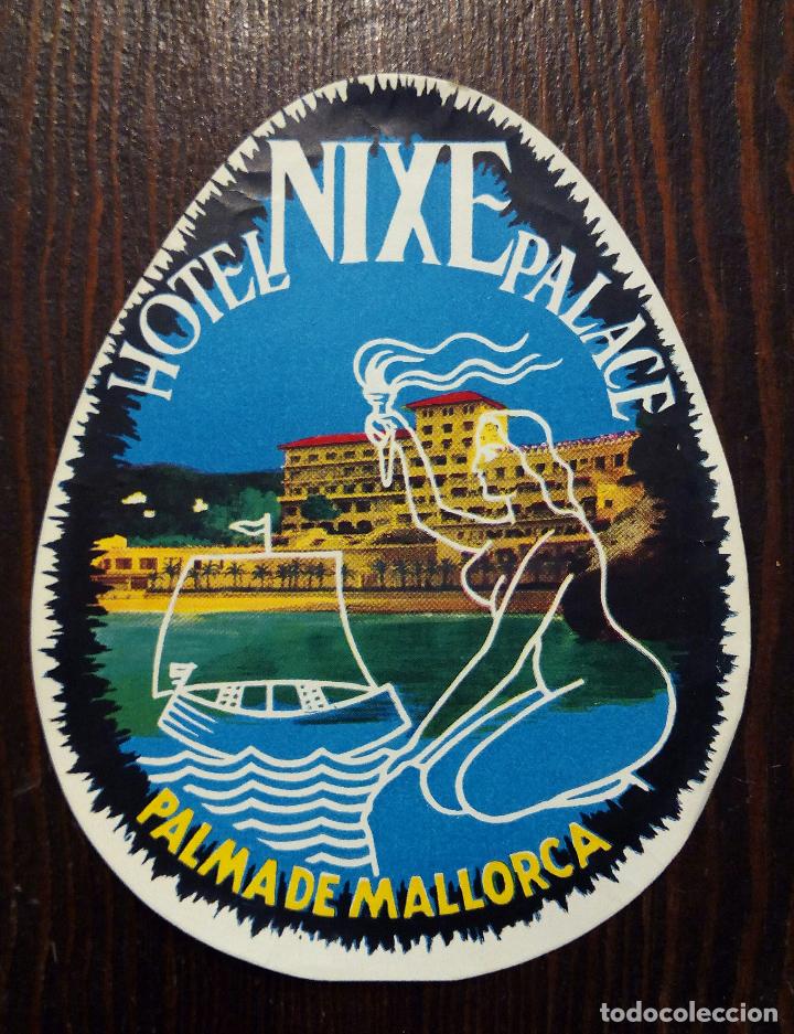 Pegatinas de colecci&oacute;n: ANTIGUA ETIQUETA - PEGATINA PARA MALETAS HOTEL NIXE PALACE - PALMA DE MALLORCA.
