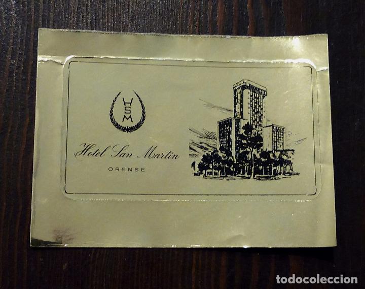 Pegatinas de colecci&oacute;n: ANTIGUA PEGATINA PARA MALETAS HOTEL SAN MART&Iacute;N - ORENSE.