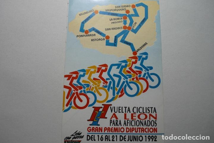 Pegatinas de colecci&oacute;n: PEGATINA CICLISMO III VUELTA A LEON -1992