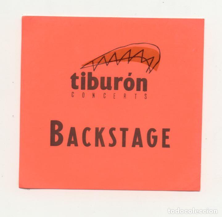 Sammlung von Aufklebern: Antigua pegatina Tibur&oacute;n Concerts  Backstage