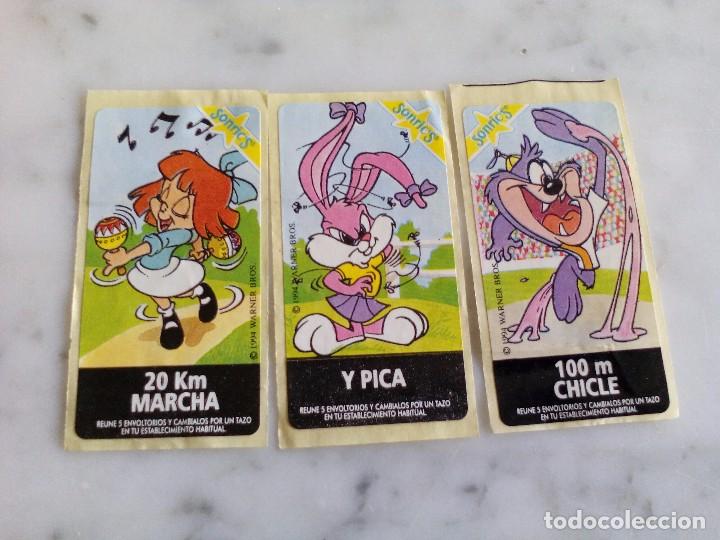 Pegatinas de colecci&oacute;n: 3 CROMO PEGATINA -SONRIC&acute;S - SIN PEGAR