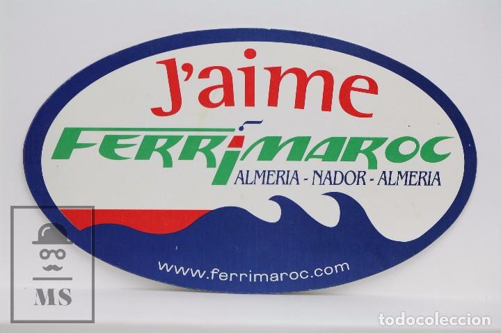 Pegatinas de colecci&oacute;n: Adhesivo / Pegatina - J'Aime Ferrimaroc - Medidas 12 x 7 cm