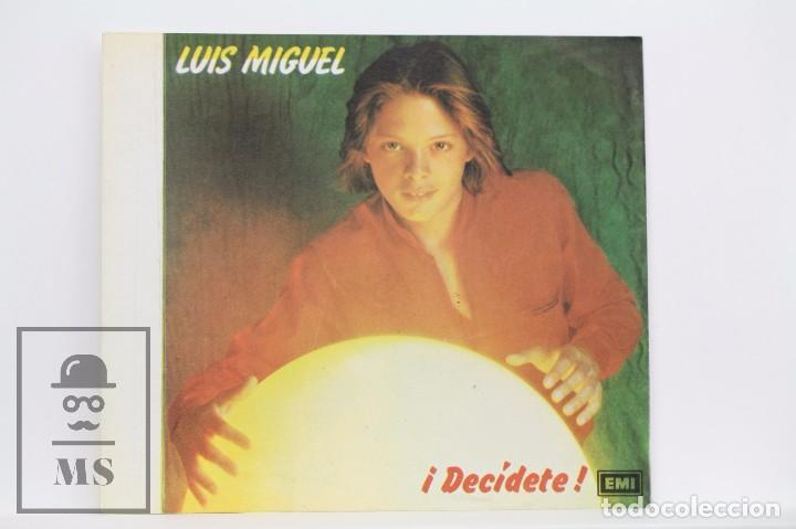 Pegatinas de colecci&oacute;n: Adhesivo / Pegatina - Luis Miguel. &iexcl;Dec&iacute;dete! - EMI - Medidas 13,5 x 12 cm