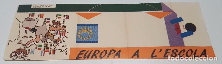 Pegatinas de colecci&oacute;n: ANTIGUA PEGATINA EUROPA A LESCOLA GENERALITAT VALENCIANA
