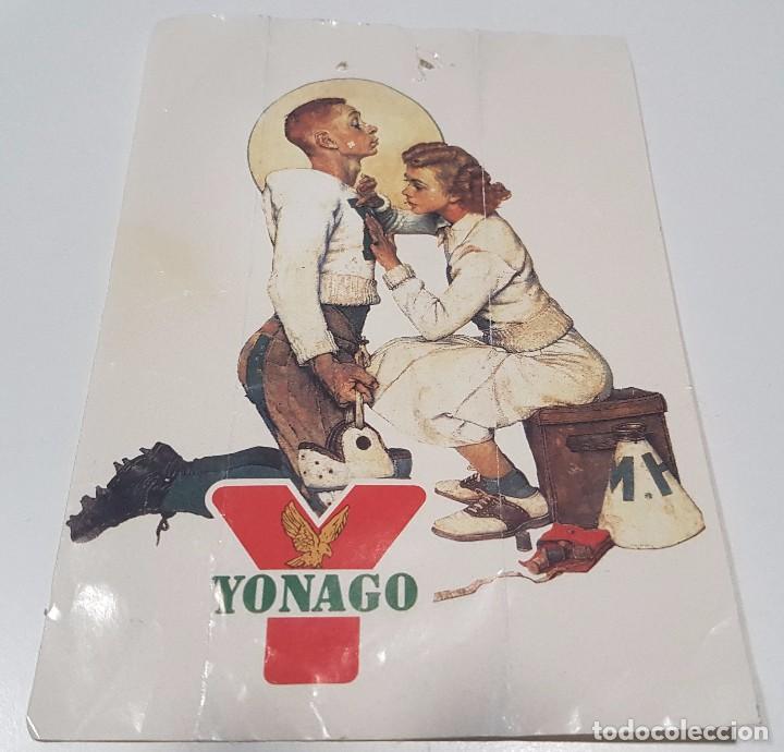 Pegatinas de colecci&oacute;n: ANTIGUA PEGATINA MARCA DE ROPA YONAGO