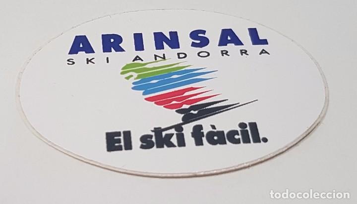 Pegatinas de colecci&oacute;n: ANTIGUA PEGATINA ARINSAL SKI ANDORRA , EL SKI FACIL