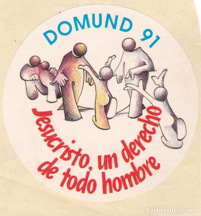 Pegatinas de colecci&oacute;n: PEGATINA DOMUND 91 - Foto 1