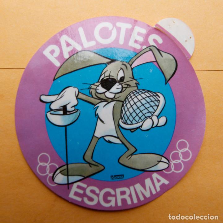 Pegatinas de colecci&oacute;n: Pegatina - Palotes esgrima - Foto 1