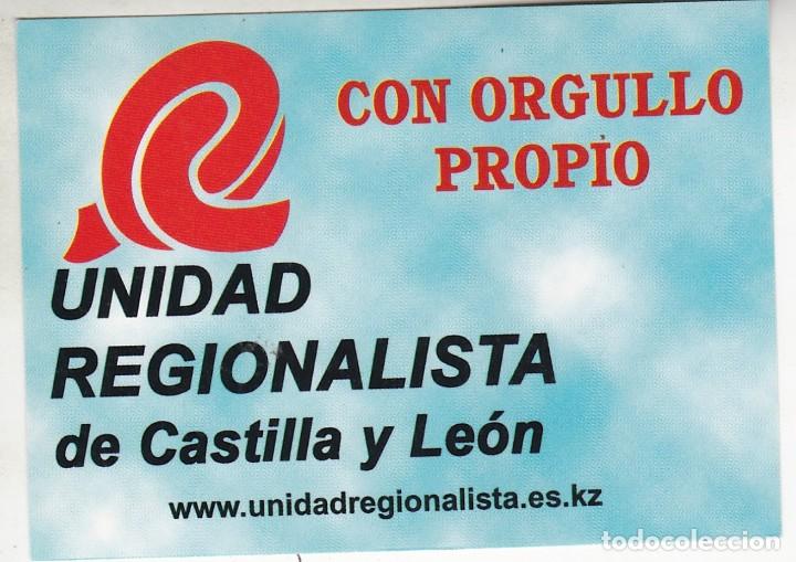 Pegatinas de colecci&oacute;n: Pegatina, pegatinas, adhesivo, adhesivos. unidad regionalista de castilla y le&oacute;n,  a&ntilde;os 2000