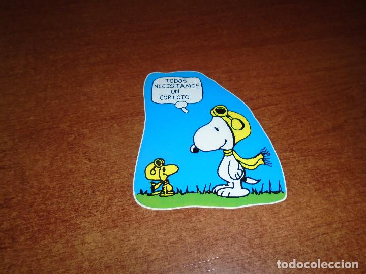 Pegatinas de colecci&oacute;n: PEGATINA DE SNOOPY SIN ESTRENAR
