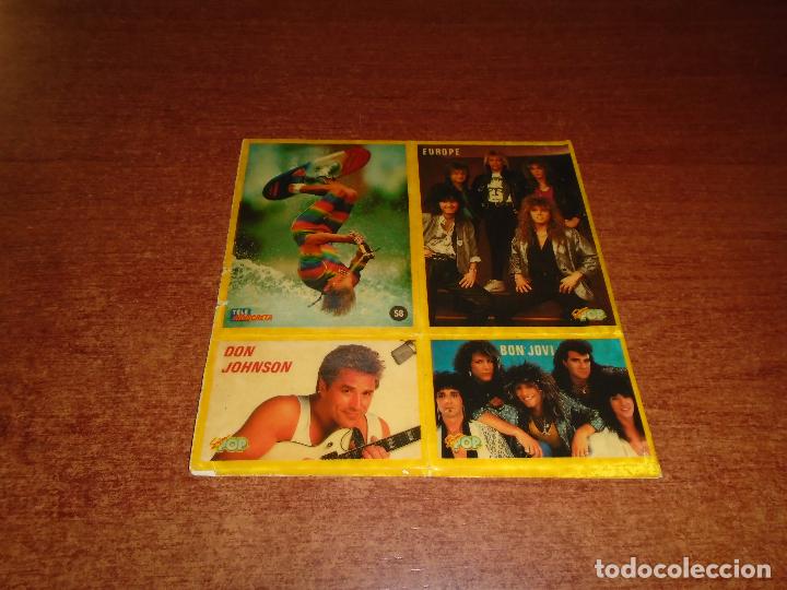 Pegatinas de colecci&oacute;n: ANTIGUAS PEGATINAS TELE INDISCRETA SIN USAR, DON JOHNSON, EUROPE, BON JOVI
