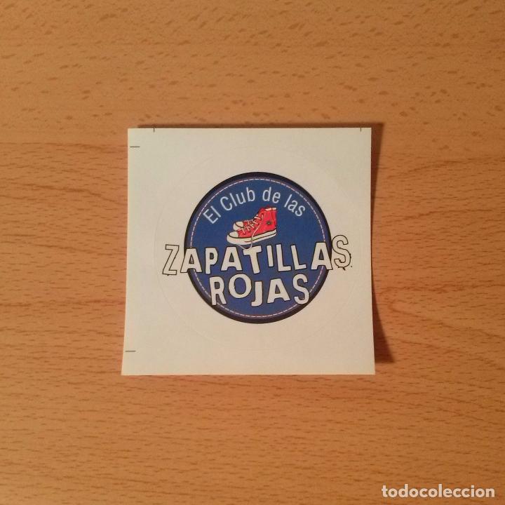 Autocolantes de cole&ccedil;&atilde;o: Pegatina infantil/juvenil libro El club de las zapatillas rojas. Editorial Montena. Merchandising.