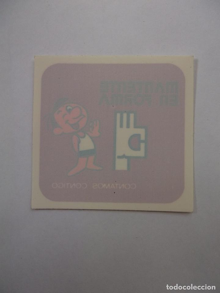 Pegatinas de colecci&oacute;n: PEGATINA ADHESIVO. CONTAMOS CONMIGO. MANTENTE EN FORMA. TDKP12