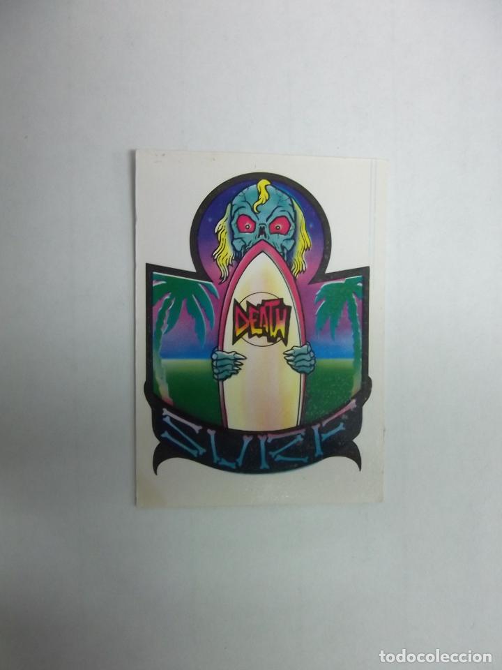 Pegatinas de colecci&oacute;n: PEGATINA ADHESIVO BOLLYCAO. SKATEBOARDS. MONO-PATIN. DEATH SURF. TDKP12