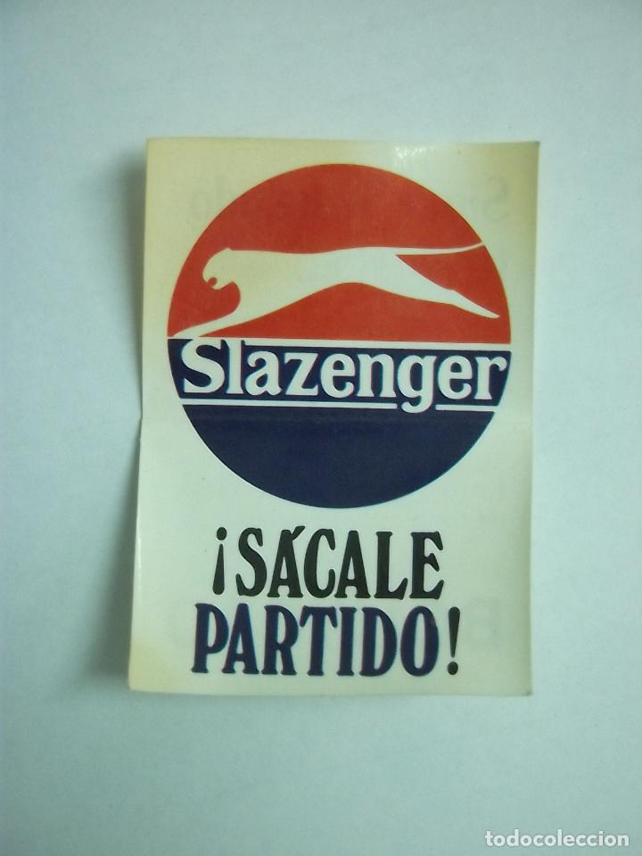 Autocollants de collection: PEGATINA ADHESIVO BOLLYCAO. SLAZENGER SACALE PARTIDO. TDKP12