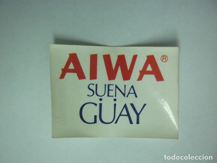 Autocollants de collection: PEGATINA ADHESIVO BOLLYCAO. AIWA. SUENA GUAY. TDKP12