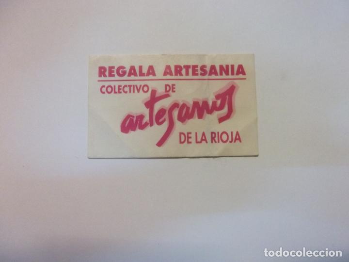 Autocollants de collection: PEGATINA ADHESIVO COLECTIVO DE ARTESANOS DE LA RIOJA. TDKP12