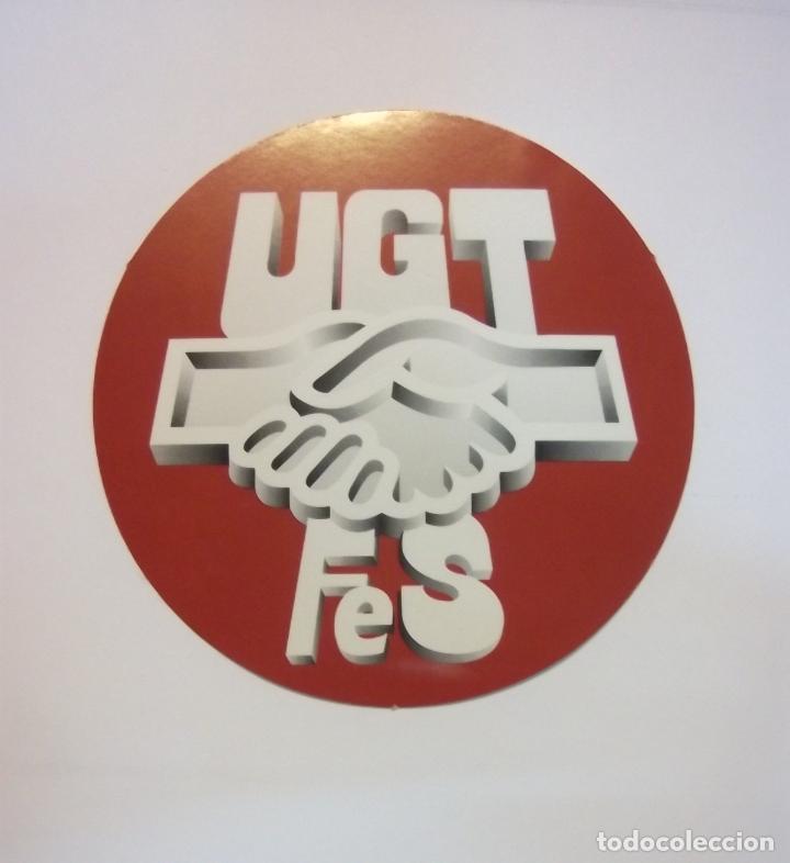 Pegatinas de colecci&oacute;n: PEGATINA ADHESIVO. UGT. UNION GENERAL DE TRABAJADORES. FES. TDKP12