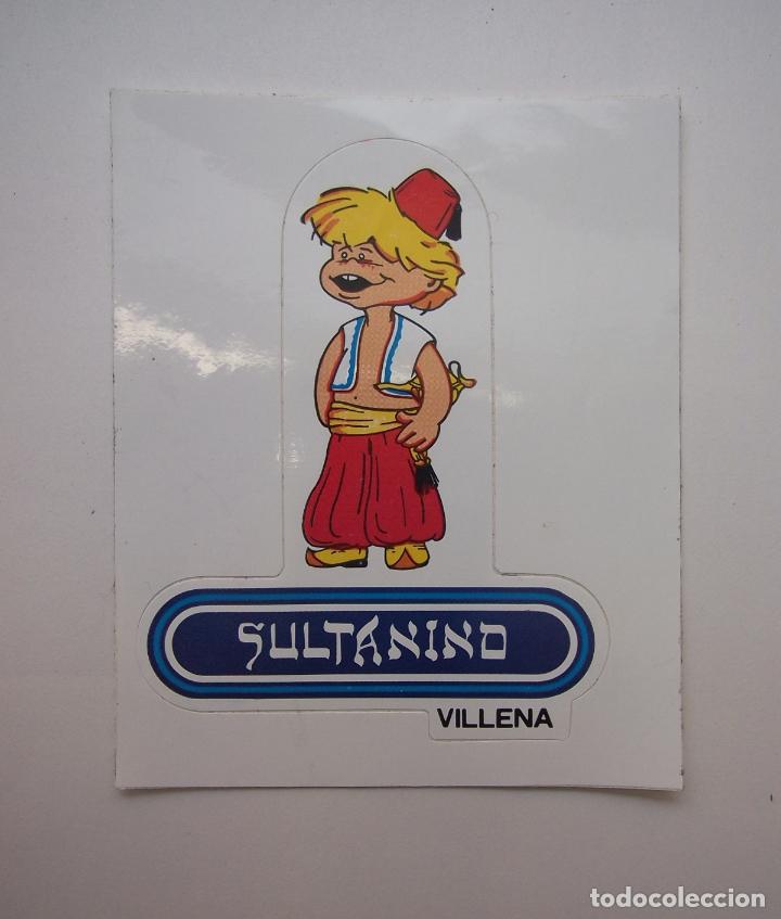 Pegatinas de colecci&oacute;n: PEGATINA ADHESIVO SULTANINO VILLENA. TDKP12