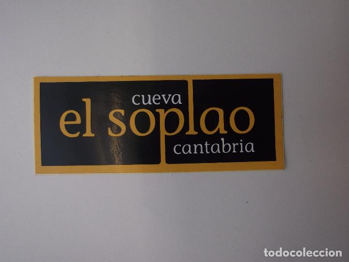 Autocollants de collection: PEGATINA ADHESIVO CUEVA EL SOPLAO CANTABRIA. TDKP12