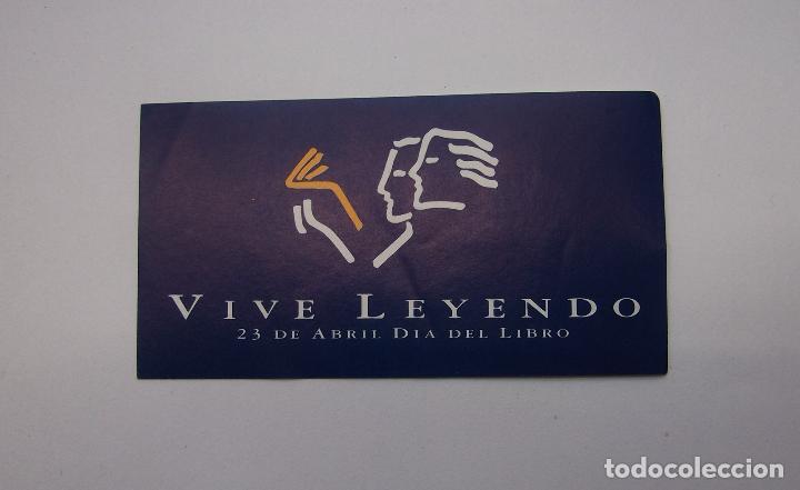 Autocollants de collection: PEGATINA ADHESIVO VIVE LEYENDO. 23 DE ABRIL DIA DEL LIBRO. TDKP12