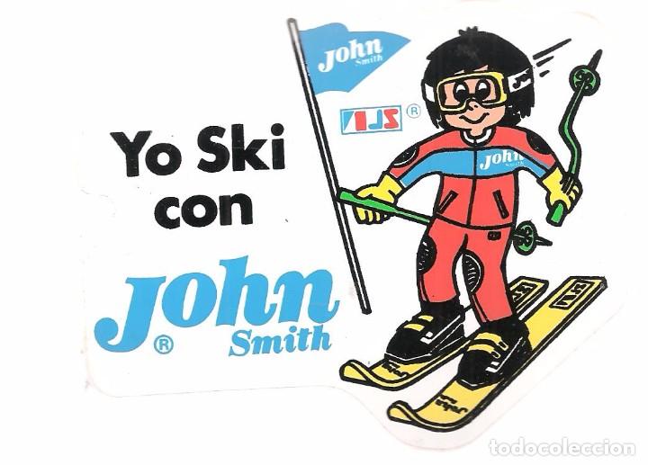 Pegatinas de colecci&oacute;n: PEGATINA. YO SKI CON JOHN SMITH. (C/A23)