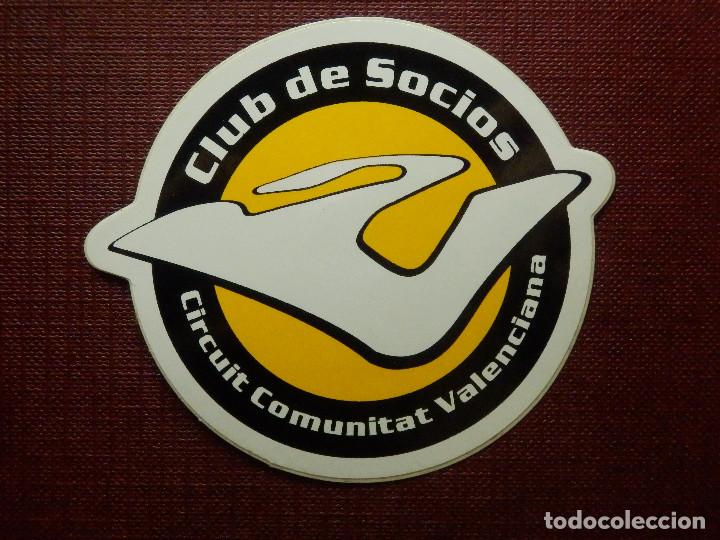 Pegatinas de colecci&oacute;n: PEGATINA - ADHESIVO - STICKER - CLUB DE SOCIOS - CIRCUIT COMUNITAT VALENCIANA  - 7,5 CM