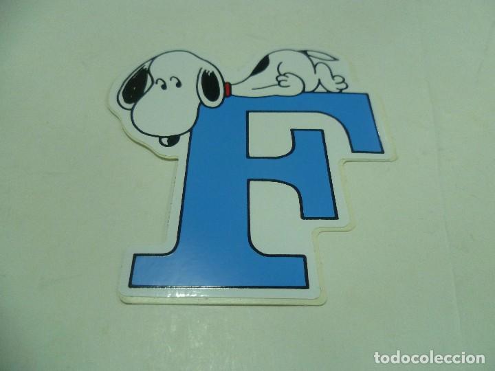 Pegatinas de colecci&oacute;n: Pegatina Snoopy letras