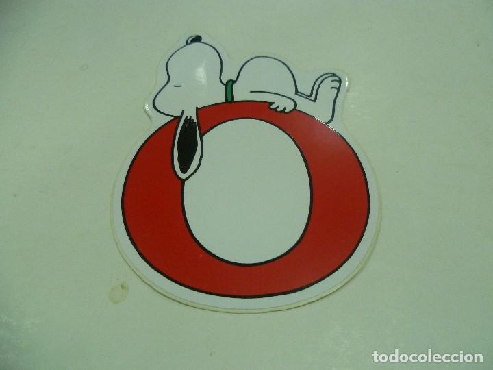 Pegatinas de colecci&oacute;n: Pegatina Snoopy letras - Foto 1