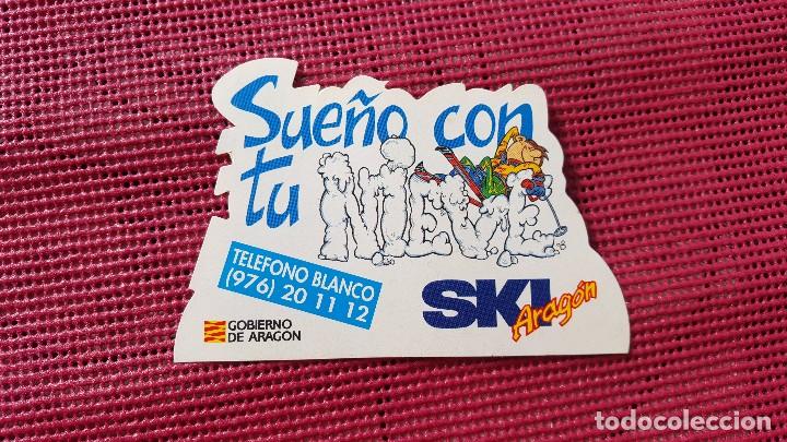 Pegatinas de colecci&oacute;n: Pegatina  Sue&ntilde;o con tu Ski gobierno de Aragon