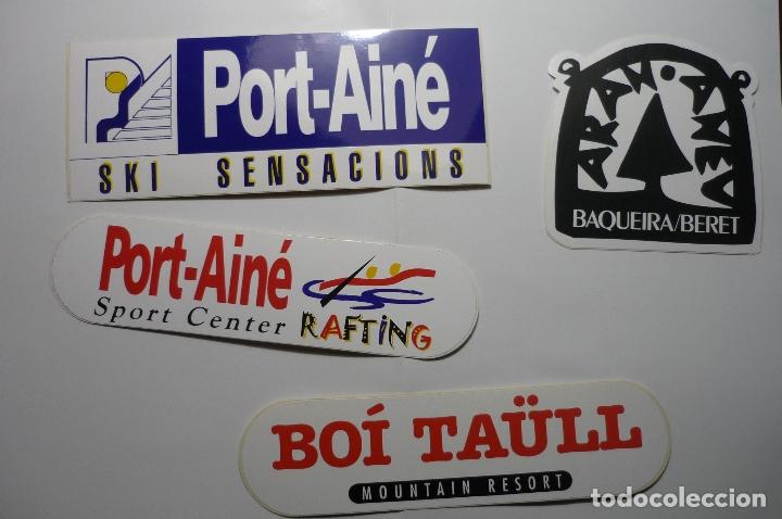 Pegatinas de colecci&oacute;n: LOTE PEGATINAS ESTACIONES DE ESQUI