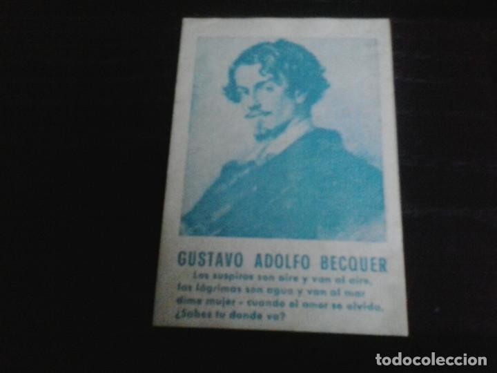 Pegatinas de colecci&oacute;n: PEGATINA PEGATINAS GUSTAVO ADOLFO BECQUER A&Ntilde;OS SETENTA